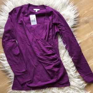 NWT CAbi Hanky Wrap Top